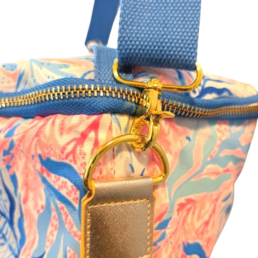 Lilly Pulitzer Insulated Beach Cooler Kaleidoscope Coral 10 x 12